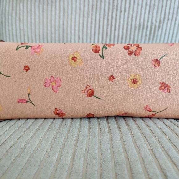 pink floral Coach Outlet Kelsey Satchel in GREAT CONDITION - Picture 7 of 8